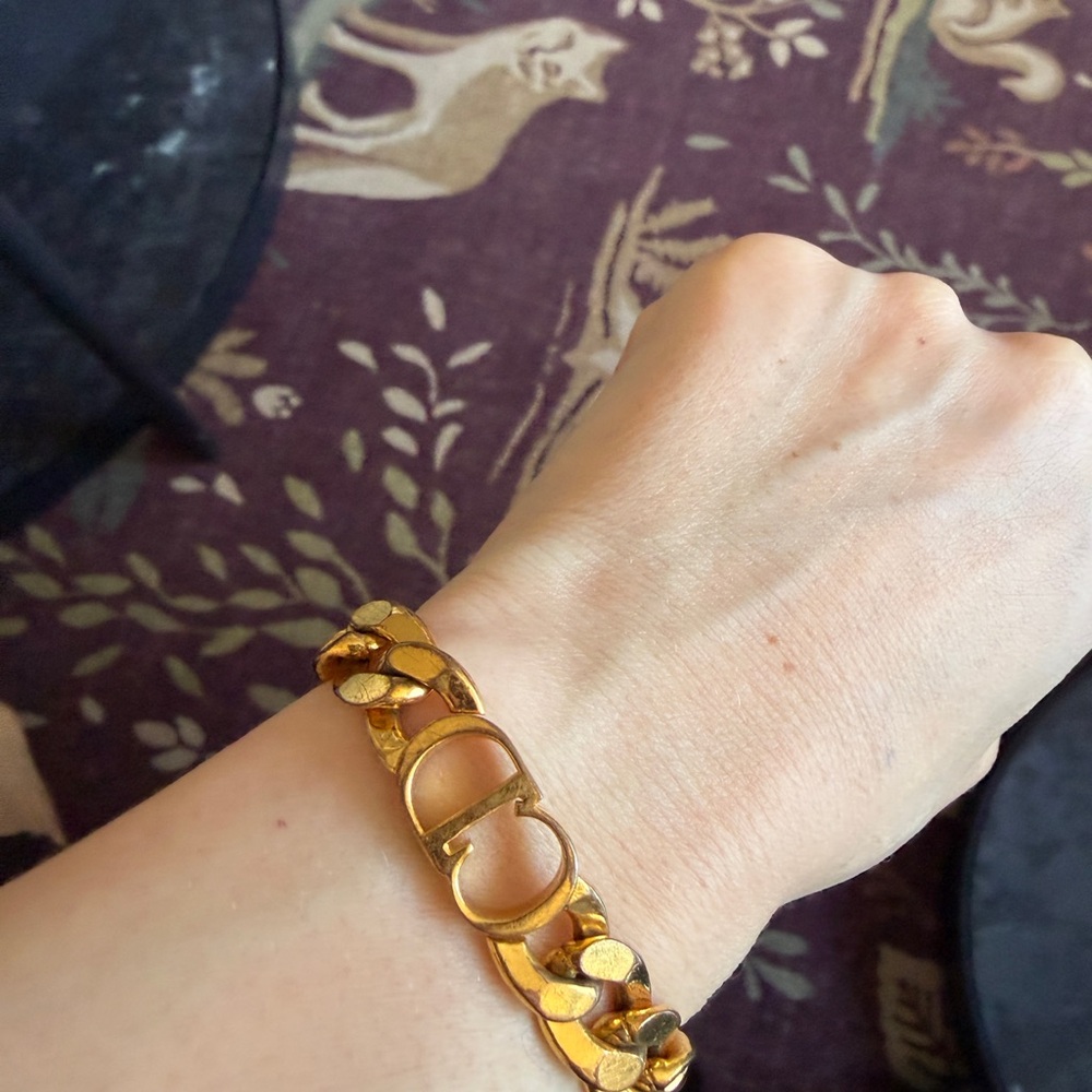 Dior DANSEUSE ÉTOILE BRACELET - GOLD-FINISH METAL